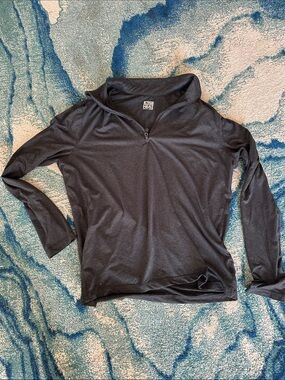 32 Degrees Men’s Black Quarter-Zip Pullover Hoodie